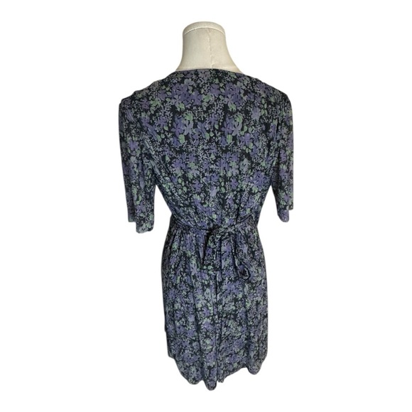& OTHER STORIES Ditsy Floral Wrap Dress Sundress Sun Size 4 Party Boho Feminine - Picture 2 of 5
